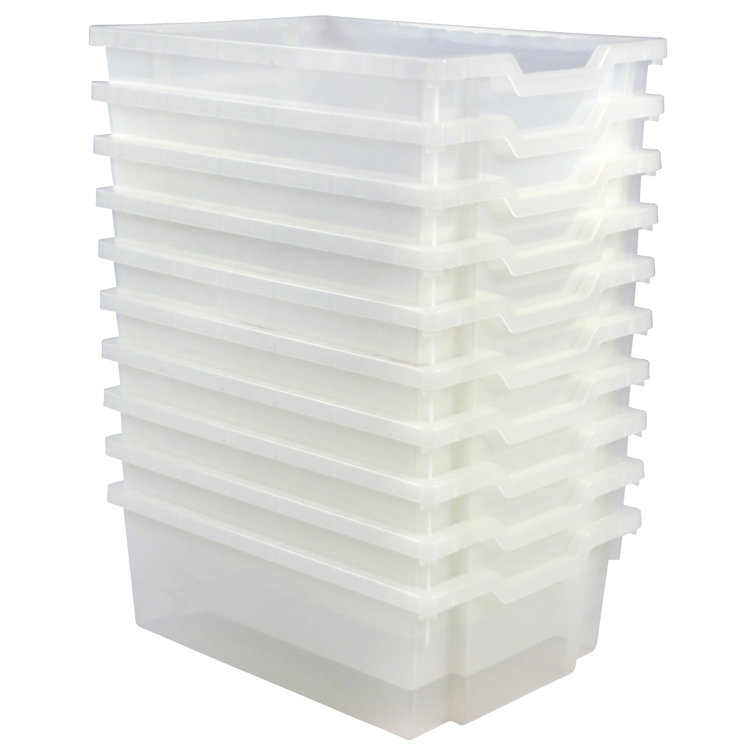 TotMate Translucent Stackable Cubby Bin Wayfair
